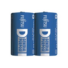 FUJITSU 富士通 碳鋅電池套組 日本品牌, 2顆, 1組