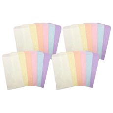 盛滿心意 韓紙信封 B款套組, 綜合色, 24個裝