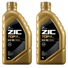 지크 탑 LS 엔진오일, 2개, 5w30, 1L