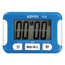 Kinyo 電子式正倒數計時器, TC-5 藍, 1個
