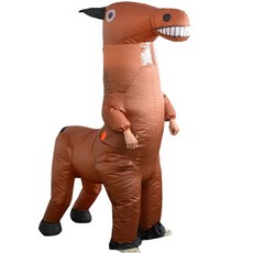 할로윈 코스튬 켄타우로스 말 에어슈트 + 양말 1세트