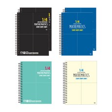 ibis 1/4分格練習筆記本 SP10524, 隨機發貨, 6件