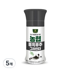농협 통흑후추 그라인더, 5개, 60g