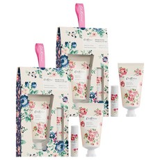 Cath Kidston 野玫瑰禮盒組 護手霜+護唇膏, 2套