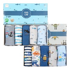 Kidsline 男童用 冒險 + 機器人車 純棉三角褲 10件入