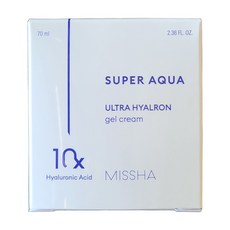 MISSHA Super Aqua 超玻尿酸凝膠面霜, 70ml, 1罐
