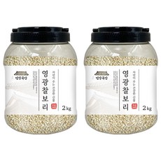 건강곡간 영광 찰보리, 2kg, 2개