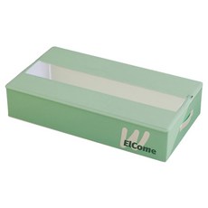 小麥購物 可折疊沙發床底收納盒 L2371, 淺綠色, 1個