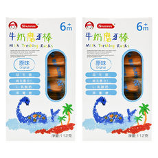 Nnutrinini 脆妮妮 牛奶磨牙棒 無添加 6個月以上寶寶適用, 原味, 112g, 2盒