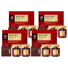 천지인 홍삼정 예작 +쇼핑백, 200g, 4세트