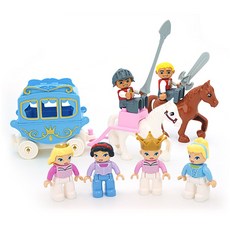 PaiToys 得寶兼容公仔 樂高兼容積木組 公主遊戲, 混合顏色