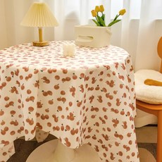 하루이 감성 체크 미니 방수 테이블보, 60 x 60 cm, 페어