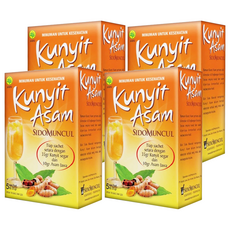 SIDOMUNCUL KUNYIT ASAM 薑黃酸子粉包, 25g, 5包, 4盒