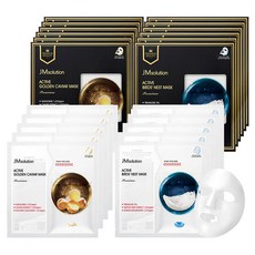 제이엠솔루션 액티브 프리미엄 마스크팩 골든 캐비어 5p + 버드 네스트 5p 세트, 6개