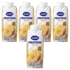 Altive 素食蛋白飲 香蕉風味, 5瓶, 250ml