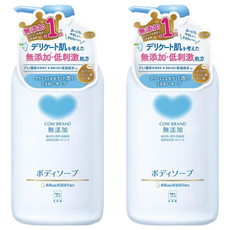 COW STYLE 牛乳石鹼 無添加沐浴露, 500ml, 2瓶