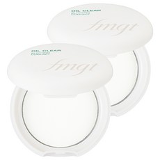 THE FACE SHOP 菲詩小舖 fmgt 油性透明油紙粉餅, 2個, 白色