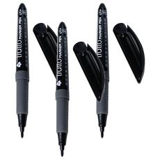 tratto酒精型萬用馬克筆 - 適用於任何表面，書寫舒適，筆尖2.2mm, 1色, 3支