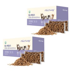 톰스패밀리 전연령 고양이사료 한끼식사, 참치, 2.4kg, 2개 참치, 2.4kg, 2개