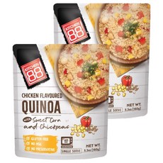 KITCHEN 88 雞肉風味即食藜麥 含甜玉米和鷹嘴豆 無麩質 不含味精 無防腐劑, 150g, 2包