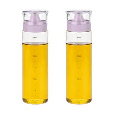시노글라스 키텐실 실리콘 오일병 S CAP 라벤더, 300ml, 2개