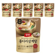양반 수라 통다리 삼계탕, 460g, 6개