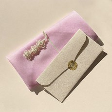 리드홈 병오년 건강 부모님 예단 고급 용돈봉투 + 보자기 + 메시지카드 세트, 연핑크, 1세트