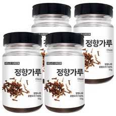 헬로우그린 정향 가루 통, 90g, 4개