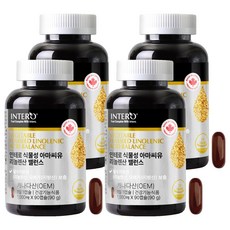 INTERO 亞麻籽油膠囊 90g, 4罐, 90顆