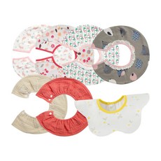 Hararoi Happy Princess圍兜 7入, 混色