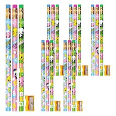 LIBERTY 利百代 可愛家族抗菌學前皮頭鉛筆3支組 2B 藍盒, CB-205-BL, 6盒