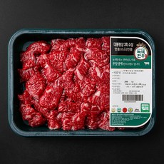 녹색한우 무항생제인증 1등급 양지 국거리용 세절 (냉장), 300g, 1개
