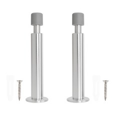 Shelf Nara 緩衝門擋 平面 銀色, 2入