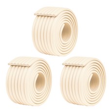 aguard W型泡棉防撞條, Ivory, 3入