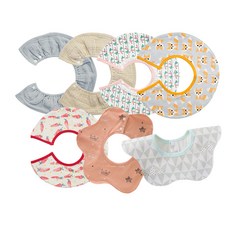 Hararoi Happy Prince圍兜 7入, 混色