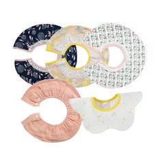 Hararoi Happy Princess圍兜 5入, 混色