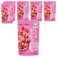 맛있는풍경 유기농 요거트 딸기볼, 딸기맛, 20g, 6개