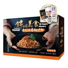 中農粉絲 錦州美食 眷村麻醬乾拌麵 132g, 1盒