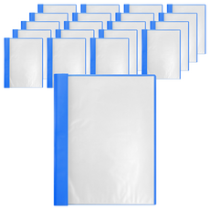 DaTaBanK 三田文具 輕便軟質資料簿 A4 FF-10-49, 藍色, 20本