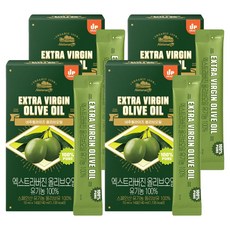 Naturalize 特級初榨橄欖油隨身包 14條入, 4個, 140ml