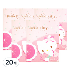 드림산업 헬로키티 클리어화일 A4 20매, 곰돌이키티, 20개