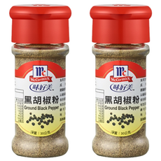 McCormick 味好美 調味料 黑胡椒粉, 30g, 2瓶
