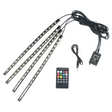 VISANG 汽車腳踏板LED氣氛燈條 72燈, 混合色, 1個