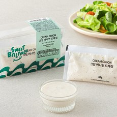 스윗밸런스 크림 어니언 드레싱 5개입, 160g, 1개