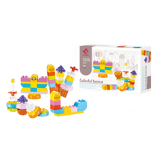 smoneo 冰淇淋 66001 樂高得寶相容積木, 混合顏色, 30個