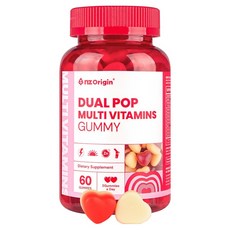엔젯오리진 듀얼팝 미네랄 멀티 비타민 구미, 1개, 60정