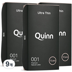 Quinn 001 울트라씬 초박형 콘돔, 12개입, 9개