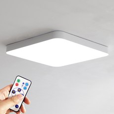 Joban Daboye LED 簡約 60W 遙控房間燈, 白色+白光