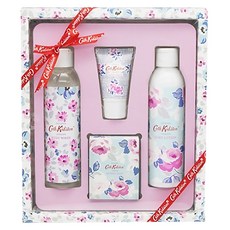 Cath Kidston 野玫瑰與木梨 含身體沐浴露200ml、身體乳液200ml、護手霜30ml、浴鹽100g, 1組