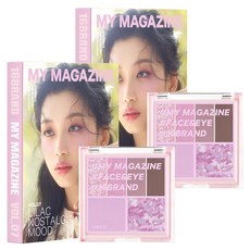 16 brand 迷你雜誌彩妝盤, Vol 07 Lilac Nostalgia Mood, 2盒